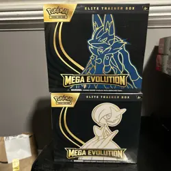 Pokemon TCG Mega Evolution Elite Trainer Box ETB Set of 2 1 lucario 1 Gardevoir - Image 1