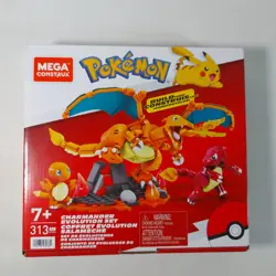 NEW OPEN BOX Mega Construx Pokemon Charmander Evolution Set Charmelon Charizard - Image 2