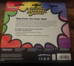 Pokemon TCG Mega Evolution Ascended Heroes Charmander Tech Sticker Set - Image 2
