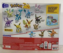Pokemon Mega Construx Pokemon Eevee Evolution Building Set 470pcs New 9 figures - Image 2