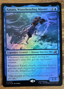 MTG: Avatar: The Last Airbender Eternal-Legal, Katara, Waterbending Master -Foil - Image 1