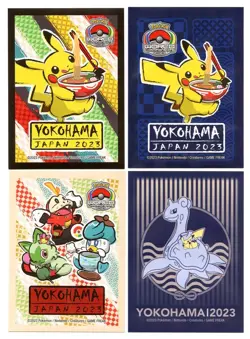 2023 Yokohama Bundle Individual Card Sleeves Pokemon World Championships Japan - Image 1