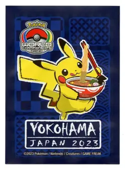 2023 Yokohama Bundle Individual Card Sleeves Pokemon World Championships Japan - Image 3