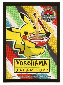2023 Yokohama Bundle Individual Card Sleeves Pokemon World Championships Japan - Image 4