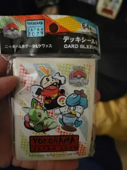 2023 Pokemon World Championships Paldea Starters Sleeves Yokohama Japan Worlds - Image 1