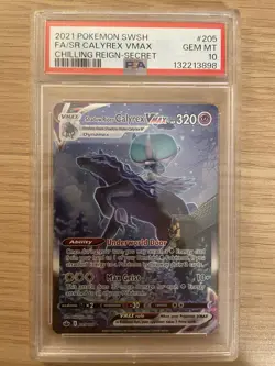 Shadow Rider Calyrex VMAX 205/198 PSA 10 Gem Mint, Chilling Reign, Pokemon - Image 1