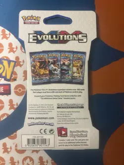 Pokemon TCG XY Evolutions Raichu Sleeved English Booster Blister Pack New - Image 2