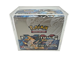 Pokemon TCG XY Evolutions Booster Box SEALED w/Acrylic Case - Image 1