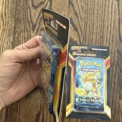 Pokemon TCG XY Evolutions Booster Pack +5 Cards Blister Pack (qty 2) - Image 2