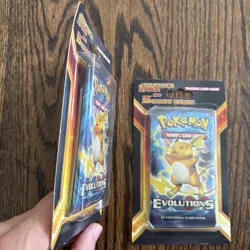 Pokemon TCG XY Evolutions Booster Pack +5 Cards Blister Pack (qty 2) - Image 3