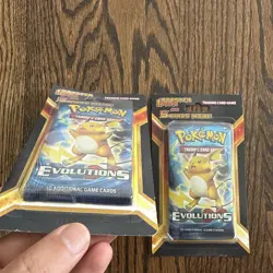 Pokemon TCG XY Evolutions Booster Pack +5 Cards Blister Pack (qty 2) - Image 4