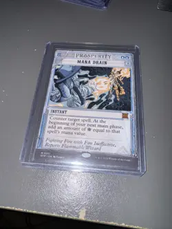 Mana Drain OTJ Breaking News Mint 0011 MTG OTP Mythic Unplayed NM - Image 1