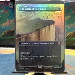 Magic the Gathering Foil The Walls of Ba Sing Se NM Avatar The Last Airbender - Image 1