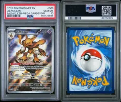 2025 POKEMON MEGA EVOLUTION POKEMON CENTER ETB PROMO #009 ALAKAZAM PSA 10 - Image 2