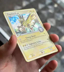 ZAPDOS G 12/99 Arceus (Platinum) HOLO rare Pokemon TCG card NM+ STRONG NEAR MINT - Image 2