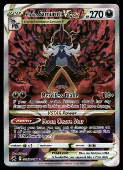 Pokemon Cards Hisuian Samurott VSTAR GG52/GG70 Crown Zenith Galarian Gallery NM - Image 1