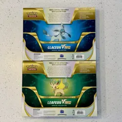 Pokemon TCG Glaceon & Leafeon VSTAR Special Collection - Set of 2 Factory Sealed - Image 2