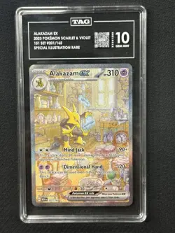Alakazam EX 2023 Pokemon 151 Special Illustration Rare TAG 10 X1561230 #201/165 - Image 1