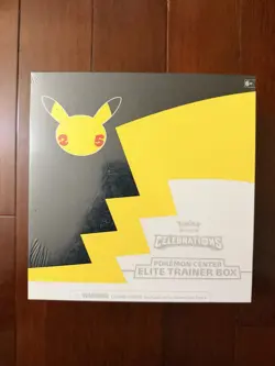 Pokemon Center PC TCG Celebrations ETB Elite Trainer Factory Sealed Box - Image 1