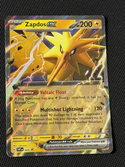 Pokemon TCG Zapdos ex SVP 049 Black Star Promo Card Scarlet & Violet - 151 NM - Image 1
