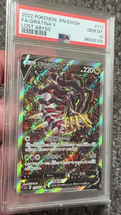 PSA 10 Giratina V 111/100 Full Art Lost Abyss S11 Japanese Pokemon Card GEM MINT - Image 2