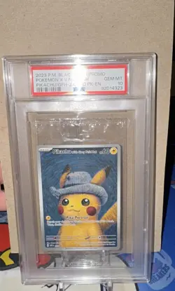 PSA 10 Sealed Pikachu with Grey Felt Hat Promo 085 - Pokemon x Van Gogh Museum - Image 1