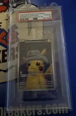 PSA 10 Sealed Pikachu with Grey Felt Hat Promo 085 - Pokemon x Van Gogh Museum - Image 3
