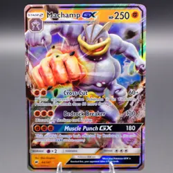 Machamp GX 64/147 Ultra Rare SM - Burning Shadows Pokemon TCG NM - Image 1