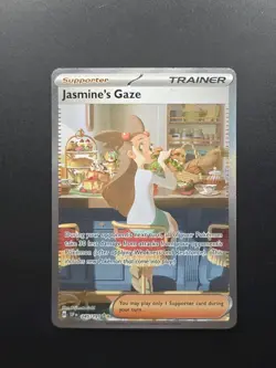 Pokemon TCG Jasmine's Gaze 245/191SV08: Surging Sparks NM Condition - Image 1