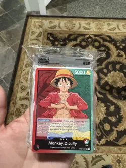 OP-01 Monkey D. Luffy Alpha Demo Deck Sealed 2022 One Piece (Pre-Errata) - Image 1
