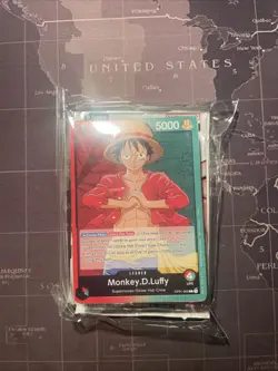 OP-01 Monkey D. Luffy Alpha Demo Deck Sealed 2022 One Piece (pre-errata) - Image 1