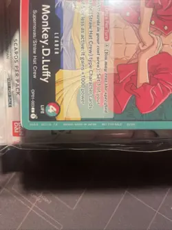 OP-01 Monkey D. Luffy Alpha Demo Deck Sealed 2022 One Piece (pre-errata) - Image 4