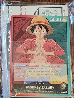 Pre-errata One Piece Card Game Monkey D. Luffy Demo Deck English Edition Sealed - Image 1