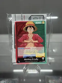 One Piece Monkey D Luffy Demo Deck English pre errata leader sealed - Image 1
