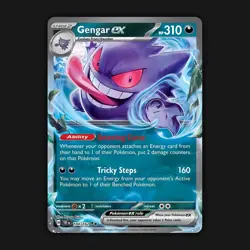 GENGAR EX 104/162 DOUBLE RARE TEMPORAL FORCES 2024 POKEMON ENGLISH - NM - Image 1