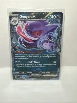 Gengar ex 104/162 Double Rare SV Temporal Forces Pokemon English NM - Image 1