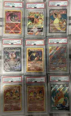 Pokemon Charizard Graded LOT. VARIOUS YEARS. VARIOUS GRADES. TCG Read Desc. - Image 1