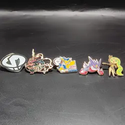 Pokemon TCG Official Collectible Enamel Pins Lot of 5 - Image 1