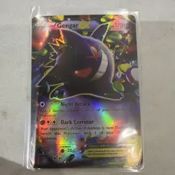 Pokemon Gengar EX TCG Holo Rare Card XY Phantom Forces 34/119 - Image 1