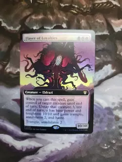 Flayer of Loyalties (Extended Art) Commander Masters NM Foil - Image 1