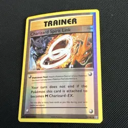 Pokemon TCG Charizard Spirit Link Reverse Holo NM 75/108 - Image 2