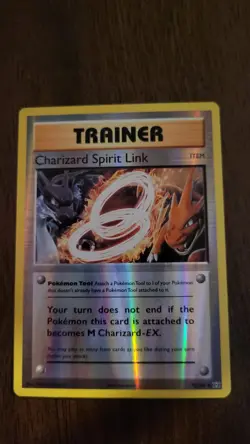 Pokemon TCG Trainer Charizard Spirit Link 75/108 Reverse Holo NM - Image 1