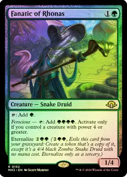 FOIL Fanatic of Rhonas ~ Modern Horizons 3 [ NearMint ] [ Magic MTG ] - Image 1