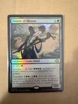 MTG Fanatic of Rhonas Foil NM-Mint, English, Modern Horizons 3 - Image 1