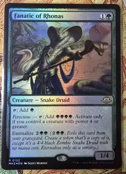 Fanatic of Rhonas, Modern Horizons 3, Foil, MTG, NM+ - Image 1