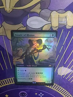 Fanatic of Rhonas - Modern Horizons 3 - Extended - Foil - Near Mint - Mtg - Eng - Image 2