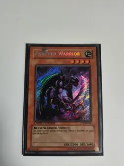 Yu-Gi-Oh Panther Warrior Secret Rare Card CT2-EN006 - Image 1