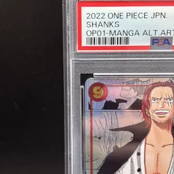 PSA 10 Shanks OP01-120 SEC Comic Parallel Manga Alt Art ONE PIECE Card Japanese - Image 2