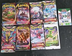 Pokemon TCG Virizion 7 Packs Of Trade Cards & PROMO CARD & TCG LIVE CODE CARD - Image 1