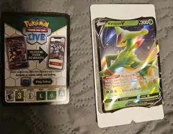 Pokemon TCG Virizion 4 Packs Of Trade Cards & PROMO CARD & TCG LIVE CODE CARD - Image 2